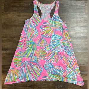 Lilly Pulitzer Seashell Racerback Tank Dress- Women’s’ L